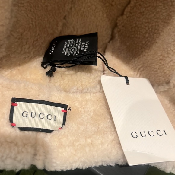 Gucci β€οΈπ Shearling EMILE MUSKET Hat S Small - Picture 4 of 8